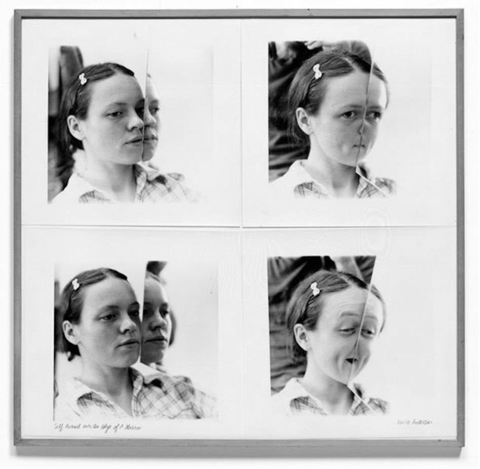 Laurie Anderson - Self-portrait into the edge of a mirror, 1975.jpg